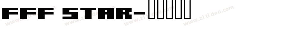 FFF Star字体转换